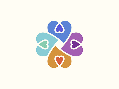 Healthcare Logo Concept health hearts