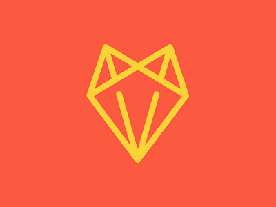 Parcel Den fox icon logo paper plane