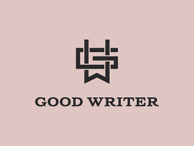 Good Writer bookmark hipster paperclip ribbon