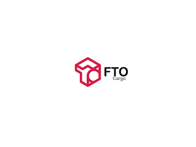 F T O cargo branding icon identity logistics logo