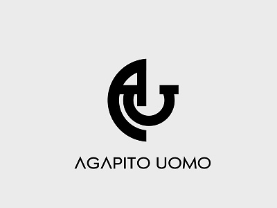 Agapito uomo branding fashion icon identity logo