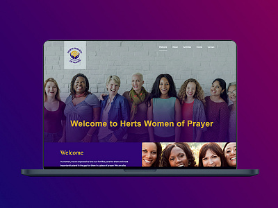 Women Fellowship Website branding icon identity interface layout logo ui design web design