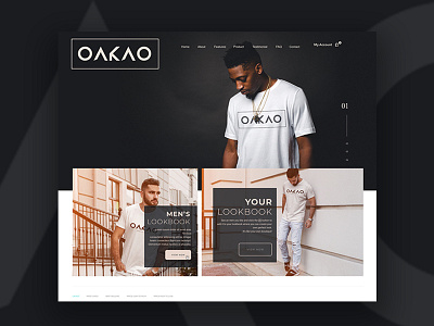 Oakao Online Store adobexd design icon interface onlinestore tshirt ui ui design ux web design