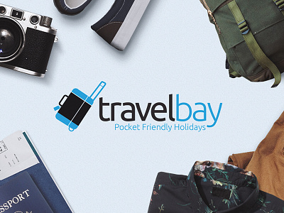 Travelbay Logo brand branding design graphicdesign icon identity illustration layout logo logodesign travel typography vector