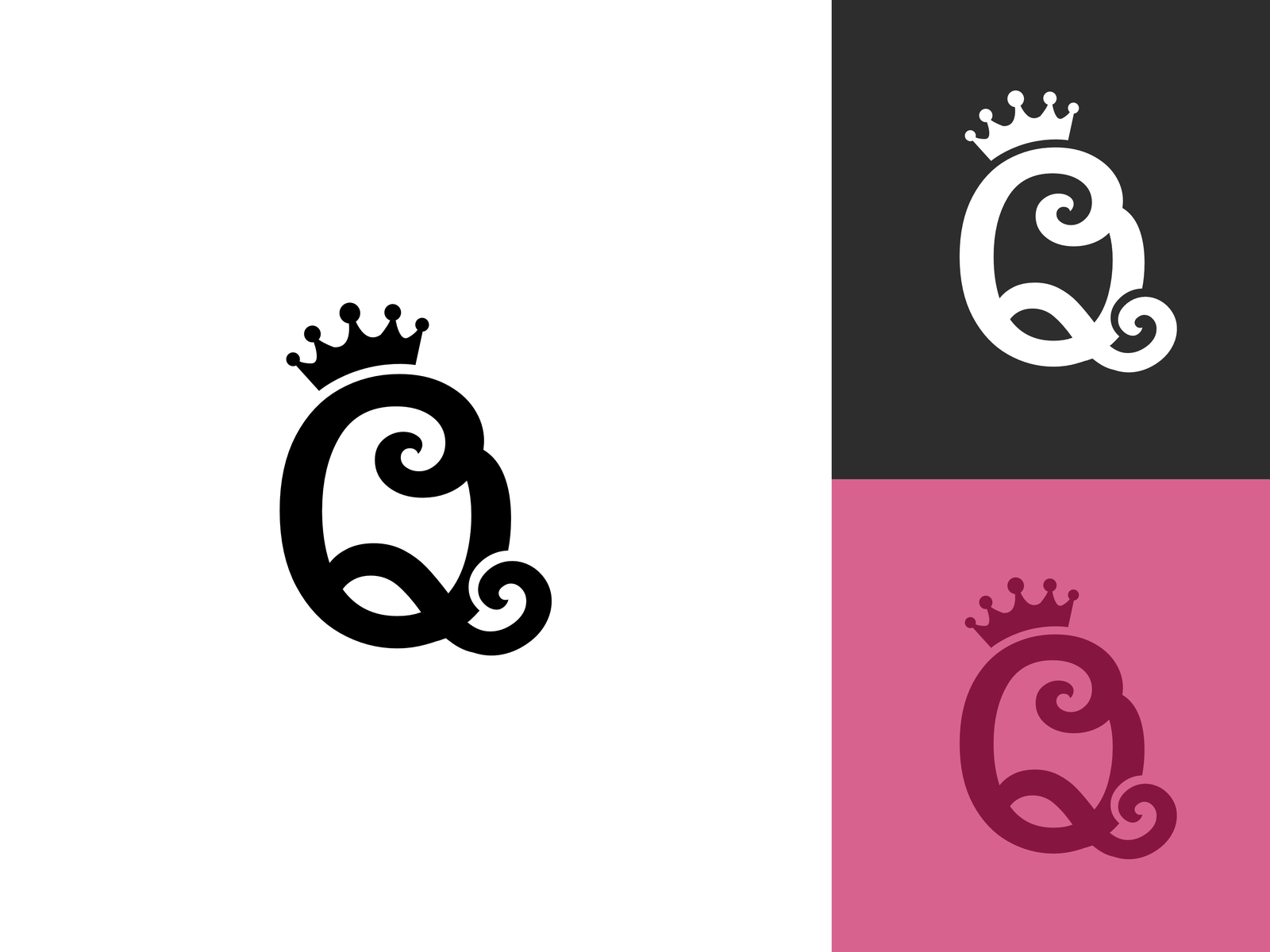 Q And Queen Logo Design Vector PNG Images | EPS Free Download - Pikbest
