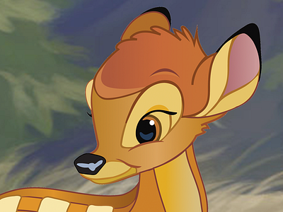 Bambi cartoon disney illustration ownart