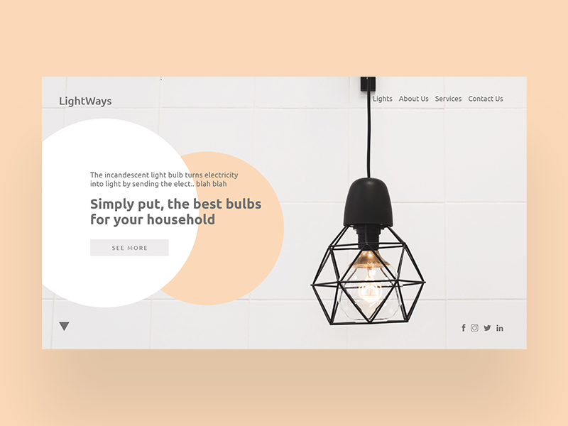 Lightways Dribble minimal dribble creative design beauty bulb style light