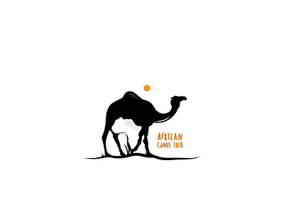 African camel trek behance black and white brand design brandidentity branding branding design clever design dribbble graphic design icon identity logo logo love logodesign minimal salvinmathew trekking vector