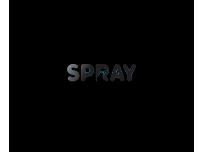 Spray app behance black branding clever design dribbble icon illustrator logo minimal salvinmathew text typography ui ux vector web website