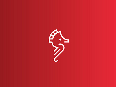 Sea Horse animal app behance branding clever design design app dribbble icon identity illustrator logo minimal salvinmathew seahorse ui ux vector web website