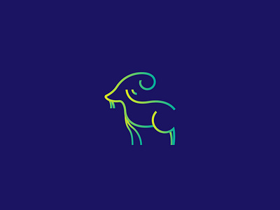 Goat Icon animal app behance branding clever design design app dribbble flat forest icon identity illustration illustrator logo salvinmathew ux vector web website