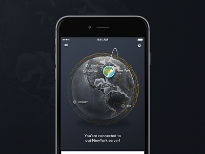 Concept app apple application concept dark globe ios iphone thefuntasty