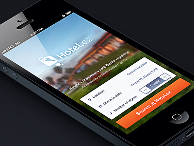 Hotel.cz app app booking design home hotel ios iphone mobile the funtasty ui