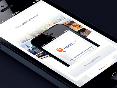 Hotel.cz Tutorial UI app design hotel ios iphone mobile popup the funtasty tutorial ui ux