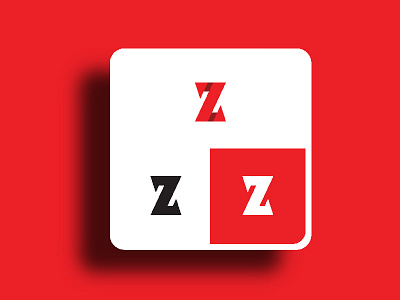 Zisker Machine black design graphic graphic design logo logo presentation presentation red white z z logo zisker