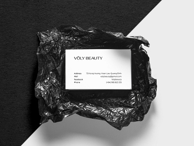 Name card Volybeauty brandidentity branding branding agency design packaging packagingdesign