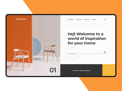 Decoration Web decoration homepage design ui web uidesign ux ui ux ui design web deisgn website banner