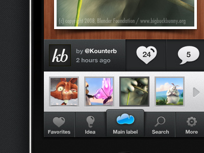 Bunny Iphone App app iphone ui