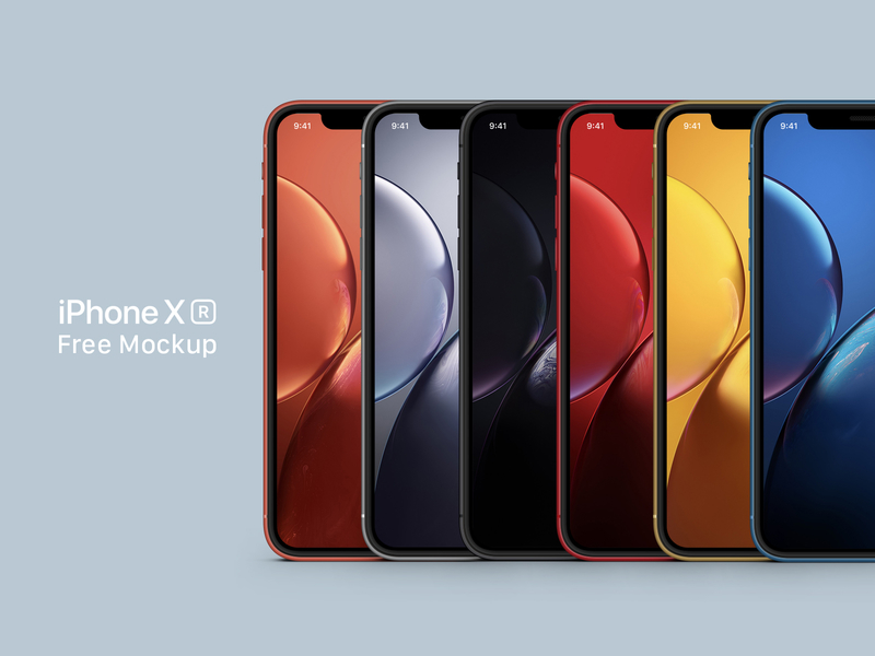 Download [FREE DOWNLOAD] iPhone XR Free Mockup Full Color