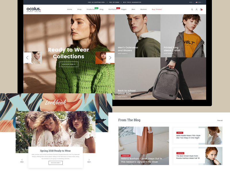 Ocolus Amazing E-Commerce Woocommerce Theme by JayJay on Dribbble
