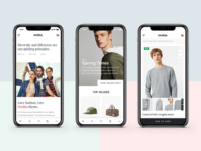 Ocolus-Multi Purposes Woocommerce Theme for Mobile creative creative design design ecommerce fashion furniture market minimal multipurpose ocolus plant theme theme design theme for wordpress theme forest typography ui ux wordpress wordpress design