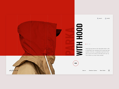 The Huxton Concept for fashion creative design ecommerce fashion hero slider huxton minimal multipurpose slider typography ui ux