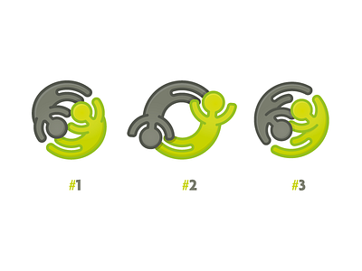 Therapy Logo Design body circle form help human journey therapy wip