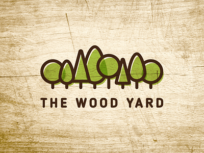 The Wood Yard icons logo the tree trees wood woods yard