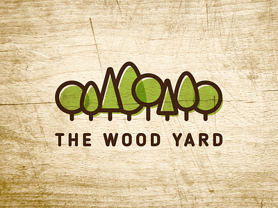 The Wood Yard icons logo the tree trees wood woods yard