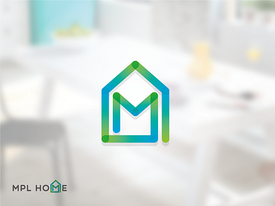 MPL Home brand design home house icon logo mpl new