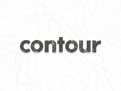 Contour brand contour custom geography logo map stamp texture