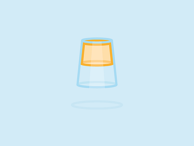 Glass Half Full drink glass hover juice optimism