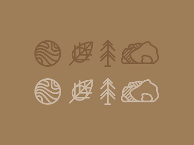 Contour Map Icons contour earth icons leaf map nature outside rock tree