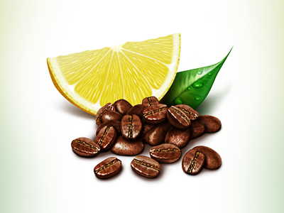 Coffee and lemon coffee dipixel icon icons illustration lemon vector
