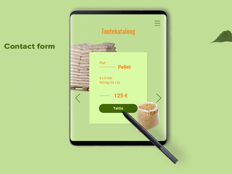 Contact form - lookutte animation interaction design ui ux web design