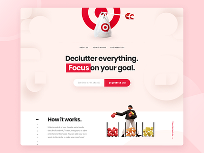 Landing Page for Productivity Website