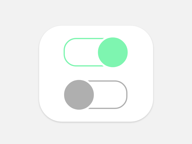 Ui Daily UI #15 On/off Switch by Sander Kalmus on Dribbble