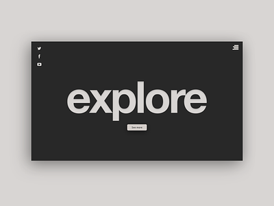 Explore_UI Layout exploration app design concept design landing page landingpage layout layout exploration ui ux webdesign