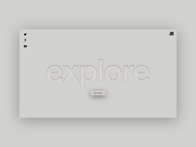 Explore_UI v.2 Layout exploration app design concept design landing page landingpage layout layout exploration ui ux webdesign