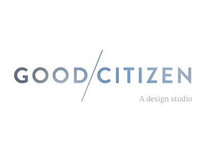 New Good Citizen identity brandon grotesque identity logo