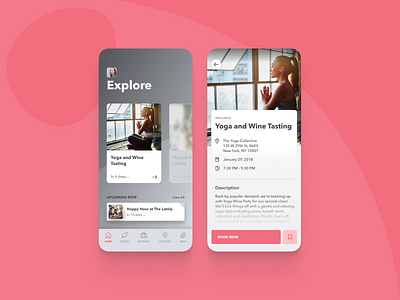 Social living app - design iteration