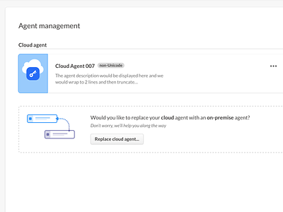 Manage ALL the Agents!!! card empty state modal ui