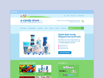 A Candy Store - Home Page