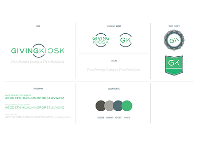 GivingKiosk - Final Logo & Styleguide