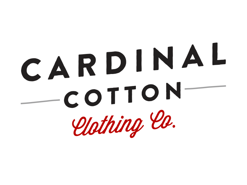 Cardinal Cotton Logos brandon grotesque cardinal cotton wisdom script