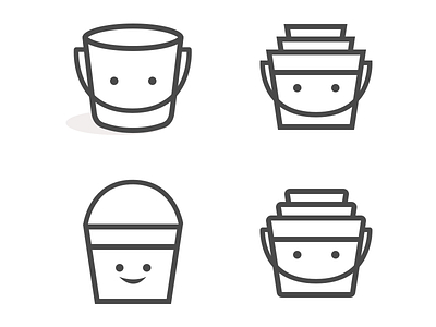 Buckets Logo Concepts 2