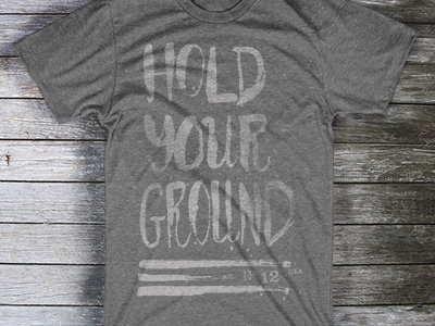 Hold Your Ground shirt mockup