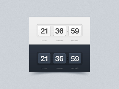 Timer blue component counter timer white widget