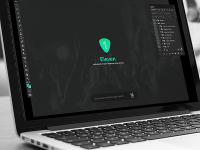 Eleven app - Teaser app band eleven indie ios iphone music page splash teaser