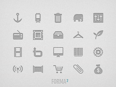Forma icon set #2 forma glyph glyphs icon icons minimal pack set vector